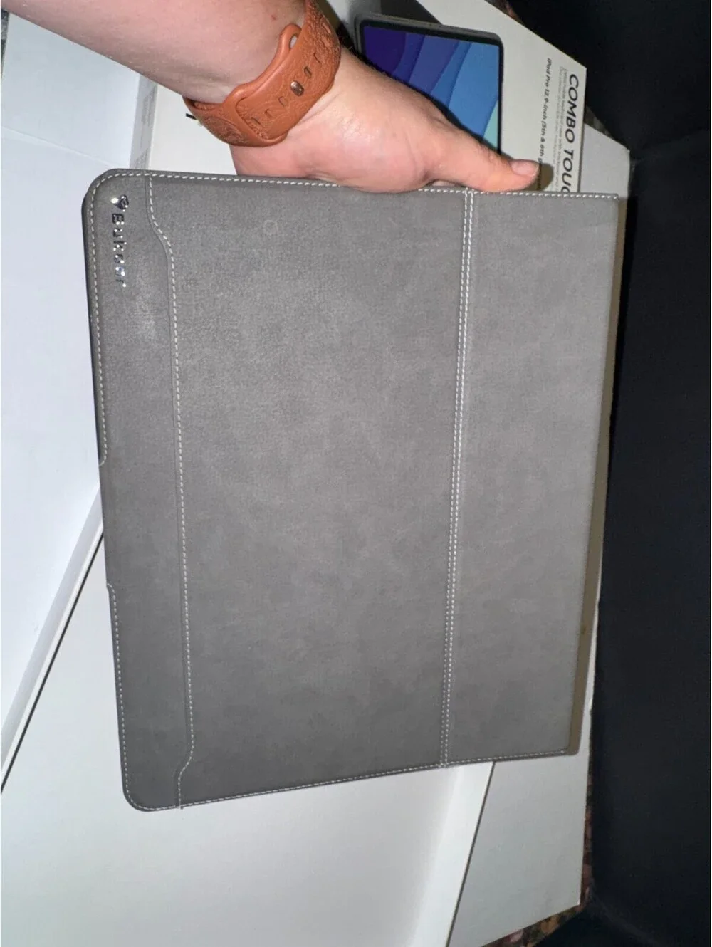 BuKoor iPad Pro 12.9 inch Case 6th Generation (2022) 5th/4th/3rd Generation Gray